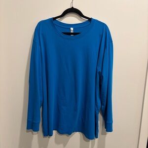 Lululemon All Yours Pool Blue Long Sleeve Tee - Size 20